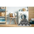 thumbnail image 2 of Ahgly Company Machine Washable Indoor Round Transitional Gray Cloud Gray Area Rugs, 6' Round, 2 of 7