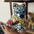 thumbnail image 2 of WonderHive Husky Lamp,Husky Lamps Stained Glass,Dog Series Art Night Light,Stained Resin French Bulldog Tabletop,Pet Pug Dog Themed Led Table Light,Fun Gift For Dogs Lovers(Button Battery Model), 2 of 4