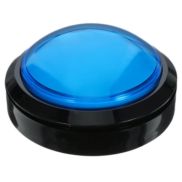 EeaseMX Juguete electrónico con respuesta de juego, timbre, respuesta digital, botones grandes, lámpara sin batería (azul), color de luz aleatorio