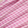 thumbnail image 5 of ZEHJUHAN Toddler Girls' Short Sleeve Checkered Dress Heart Embroidery Ruffle Detail Back Button Dress Pink，3-6M, 5 of 8