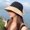 Qian stitching apricot color (sending windproof rope), variant on The New Foldable Solar Hat Female Sunscreen Summer Version Of The Versatile Bow Hood, Big Hat, Fisherman Hat