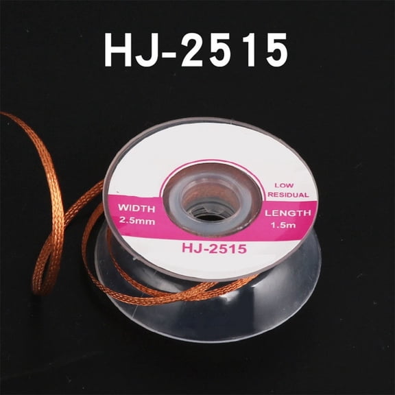 1Pcs 1.0Mm- 3.5Mm 1.5M Welding Wires Desoldering Braid Solder Remover Wire Repair Tool Solder Wire Soldering Tin Solder 2.5Mm