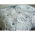 thumbnail image 2 of Pillow Cover, Blue Decorative Pillow Cover, Spiral Pompom Lace Pillow Cover, 14x14 inch (35x35 cm) Pillow Cover, Square Silk Pillow Cover Couch, Geometric Pillow - Snow Centric, 2 of 6