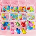 thumbnail image 5 of 6 Pieces Glittering Resin Sea Creature Figurines - Glow in Dark Turtle Seahorse Starfish, Mini Aquarium Decoration for Fish Tank, Colorful Underwater DIY Craft Charms, 5 of 7