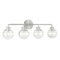 thumbnail image 3 of Satin Nickel Four Light Bathroom Vanity from the Mason Collection, 3 of 5