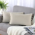 thumbnail image 1 of 2 Pcs Throw Pillow Cover with Tassel, Soft Velvet Throw Pillow Case Sofa Cushion Case, 1 of 9