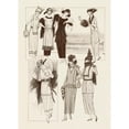 thumbnail image 2 of Anonymous 11x14 Black Ornate Wood Framed Double Matted Museum Art Print Titled: Coat, Suit and Frock Carry on the Straight Way. (1919), 2 of 5