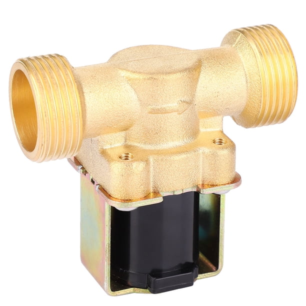 Rosca Macho De Válvula Solenoide Eléctrica De La Normalmentetón Cerrada G3/4 Pulgadas Para Agua DC 24V