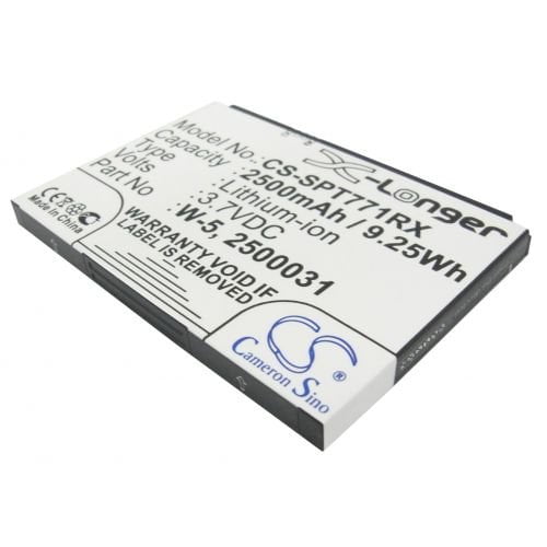 Replacement W-5 Extended Battery for AT&T Unite (AC770S), UNITE-344B Mobile WiFi Hotspot, 2500mAh