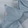thumbnail image 4 of TrendVibe365 Nursing Bras for Breastfeeding Womens Breastfeeding No Underwire Push up Bralettes Padded Button Front Adjustable Strap Corset Bra Full Coverage Crop Cami Top Comfy Underwear Blue L, 4 of 9