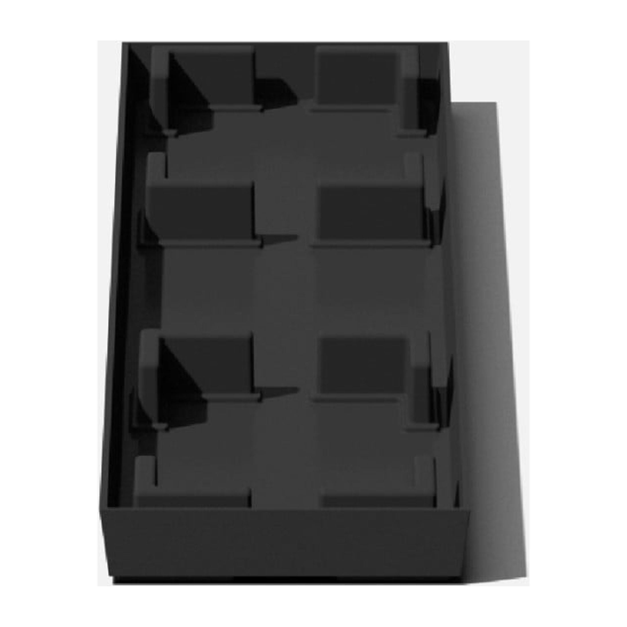 Veradek Pure Series Midori 31" Plastic Planter Tray - Black