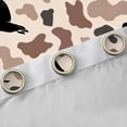 thumbnail image 4 of Feelyou Dog Duck Animal Curtains Pack of 2 (42x84 Each), Rustic Cabin Curtains Blackout, 4 of 6