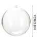 thumbnail image 2 of 5pcs DIY Clear Plastic Ball Baubles, Sphere Fillable Christmas Ornament, Gift Box For Wedding Party, Christmas Ball Ornaments Decor Gift, Transparent Balls Plastic Balls Christmas Decoration Hangers D, 2 of 3