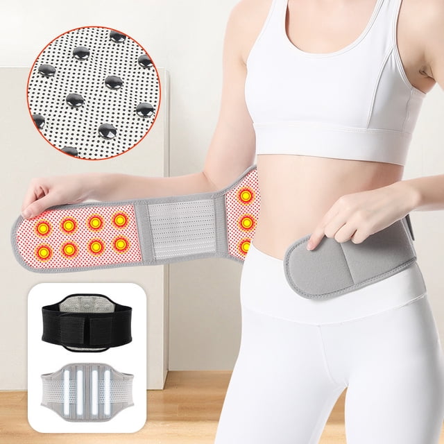 Cinturón calefactor cálido para hombres y mujeres, cinturón deportivo para fitness en casa, cinturón fijo con disco de presión para la cintura