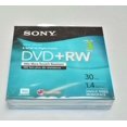 thumbnail image 1 of Disques DVD+RW Sony 8cm 1.4 Go/30min Lot de 3 Réinscriptibles, 1 of 3