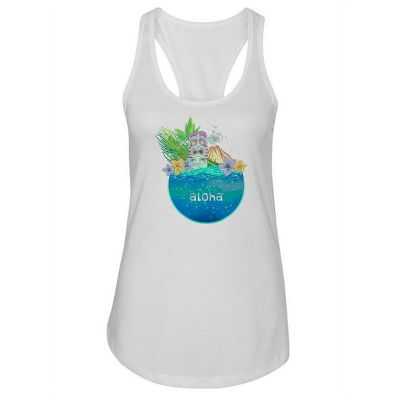 Hawaiian Design Tank Women -Image by Shutterstock, Female XX-Large