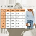 thumbnail image 2 of TEMOFON Women Fall Shirts Casual Loose Tunic Tops Casual Knit Tunic Round Neck Fragmented Comfy Blouses for Women Size 2XL, 2 of 3