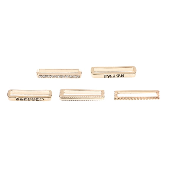 5Pcs Strap Decorative Loops Watch Band Alloy Rings for Watchstrap Decoration Supplies