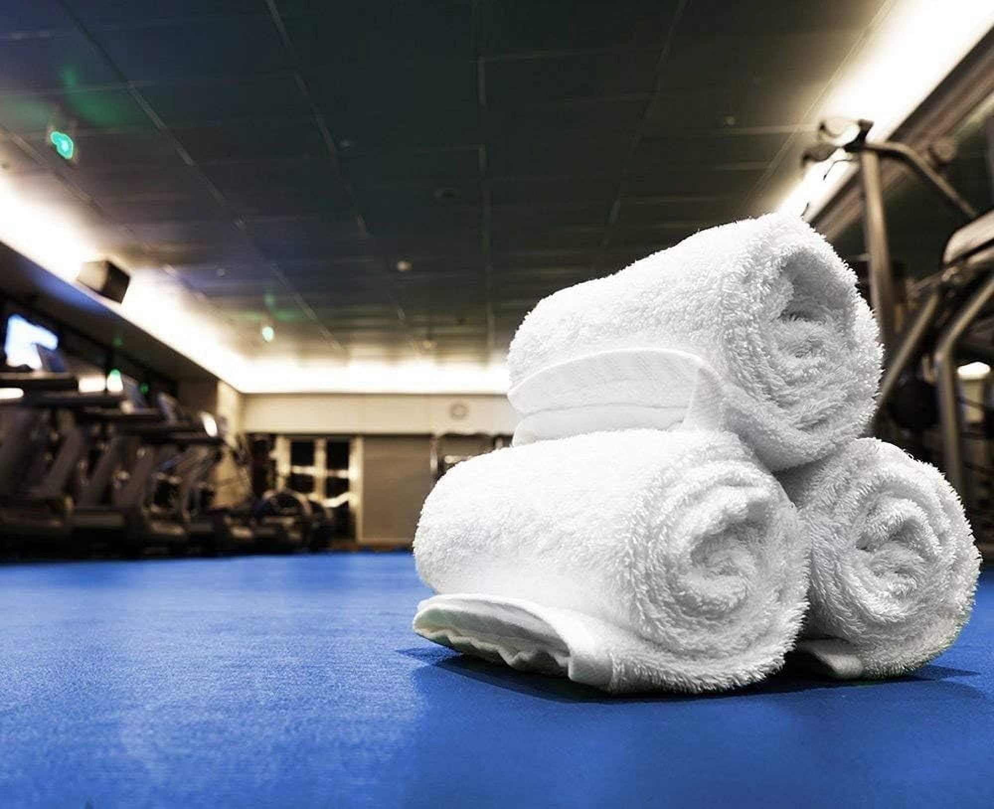 Simpli-Magic Terry Towel Cleaning Cloths for Home & Commercial Use White Hand Towels, 50-Pack