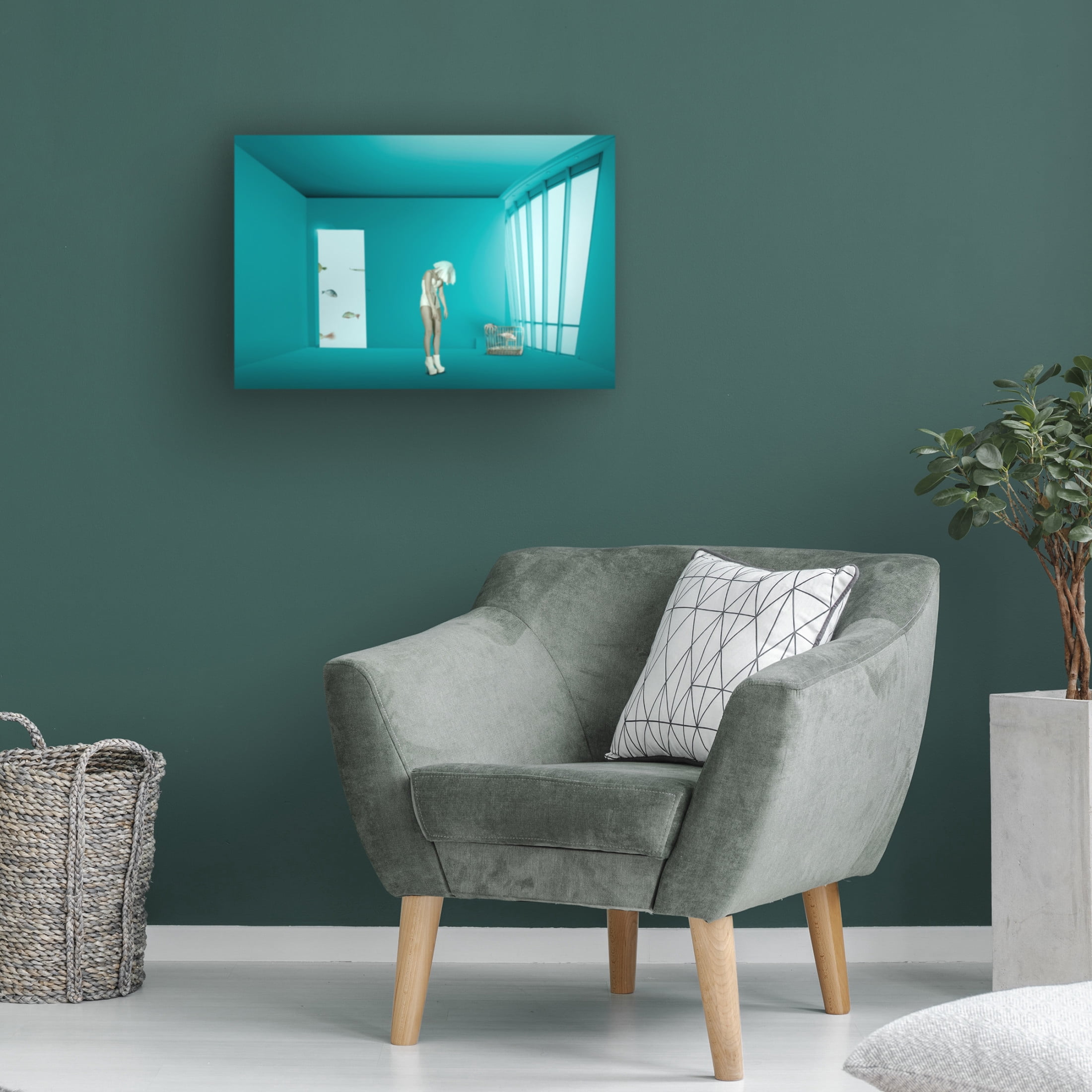Trademark Fine Art Christine von Diepenbroek Caging Canvas Wall Art