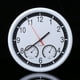 10'' Silencieux Moderne Horloge Murale Thermomètre & Humidité Salon Cuisine Bureau – image 4 sur 5