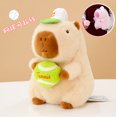 thumbnail image 1 of Poupée Capybara Véritable Poupée Jouet en Peluche Oreiller Cadeau d'Anniversaire Célébrité Internet Ragdoll DMH, 1 of 7