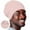 I-Pink, variant on Cancer Chemo Beanies Cap qinhaie Soft Breathable Head Cap for Women, Elastic Cotton Sleep Chemo Turban Hat, European & American Fashion Lightweight Solid Headscarf Grey One Size