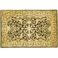 thumbnail image 2 of SAFAVIEH Silk Road Maisy Border Wool Area Rug, Brown/Ivory, 2' x 3', 2 of 9