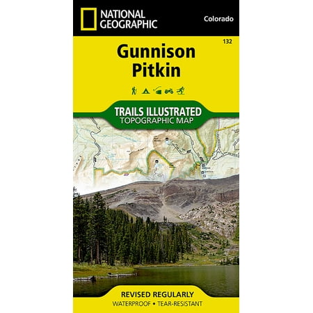 National Geographic Trails Illustrated M Gunnison, Pitkin Map, Book 132, (Paperback)