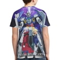 thumbnail image 2 of Youth Mobile Suit Gundam T Shirts 3D Printed Short Sleeve Tee Shirt for Boys Girls, 2 of 8