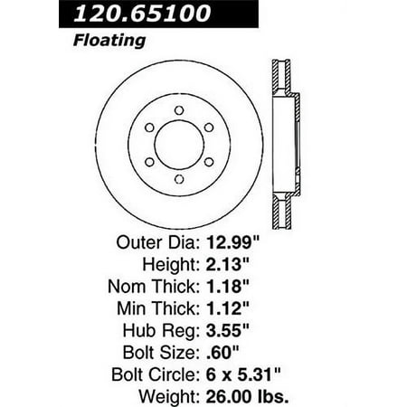 Stoptech 126.65100SR Auto Part Fits select: 2004-2008 FORD F150 2006-2008 LINCOLN MARK LT
