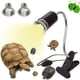 thumbnail image 1 of Bombillas UVA/UVB de 25 W y 50 W, 2 lámparas para reptiles, lámpara de calor para tortugas con base larga, rotación de 360°, para reptiles y anfibios, 1 of 4