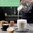 thumbnail image 5 of Milk Frother Mixer Rechargeable Handheld for Coffee with 2 Whisks,USB Electric Hand Blender Stick,3 Speed Frother Wand-B, 5 of 5