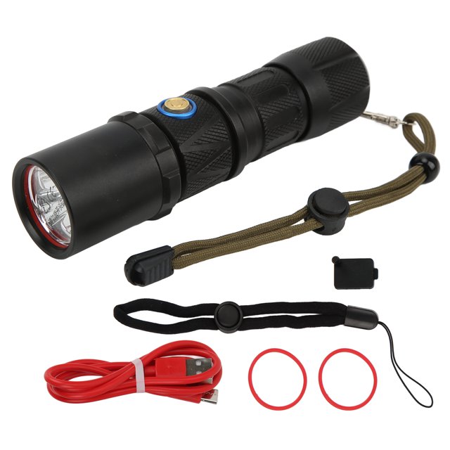 Linterna XHP70 para exteriores, Linterna recargable con USB resistente al agua, 6 modos, linterna LED superbrillante para ciclismo, Camping y senderismo