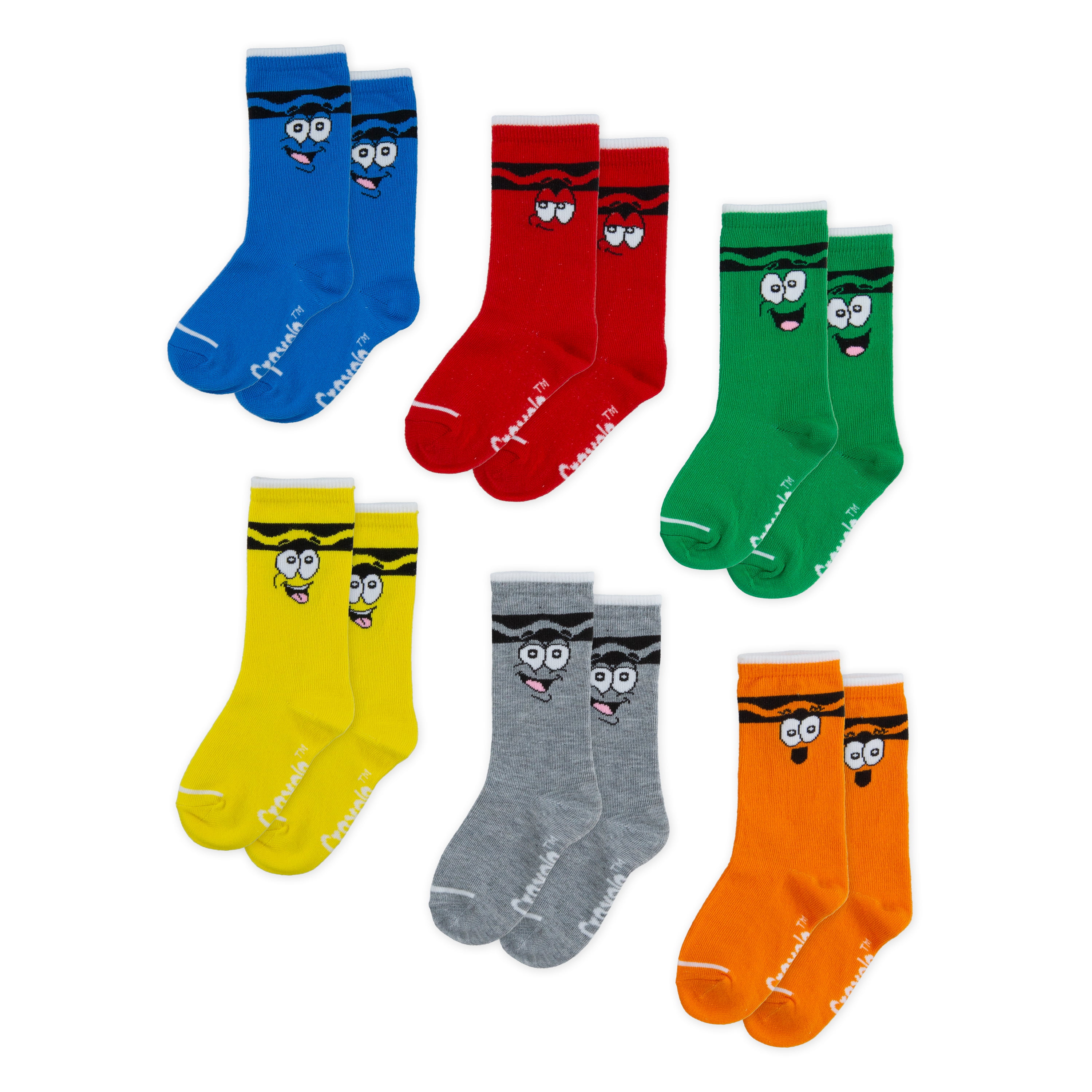 The Childrens Place Boys Big 6 Pack Novelty Graphic Ankle Socks