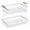 White, variant on WeiLaiKeQi 2 Tier Fruit Basket Vegetable Storage Organizer for Hotel Countertop Kitchen Black