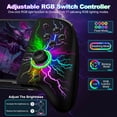 thumbnail image 3 of Beboncool RGB Switch Controller Grip with Turbo Vibration for Nintendo Switch & Switch OLED, 3 of 9