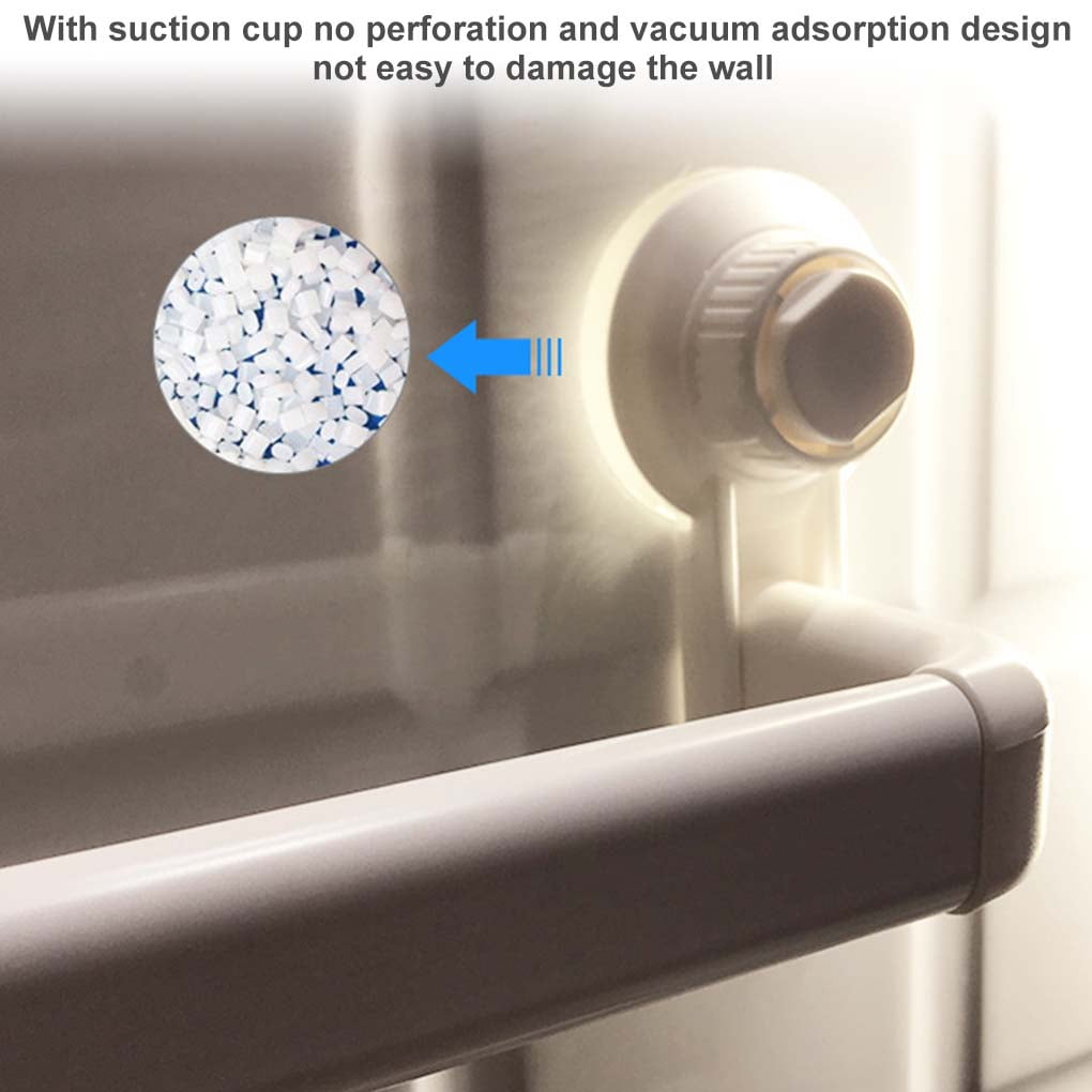 Towel Bar Wall Mount Suction Cup Towel Bar Adjustable Towel Rack