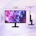 thumbnail image 2 of Monitor Samsung S24 IPS FHD 100 Hz 5 ms FreeSync HDMI VGA, 2 of 9