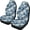 Daisy Denim Patchwork, variant on POLERO Car Front Seat Covers Automotive, High Back Front Car Seat Cover Most Cars Stretchy, Mandala Paw Print