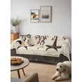 thumbnail image 6 of Texas Star Brown Couch Cover for Dogs, Farmhouse Berry Wooden Vintage Washable Sofa Covers Slipcover for Pets Dogs Futon Cover, Couch Recliner Covers, Oversized Chair Slipcover 71"x91", 6 of 9