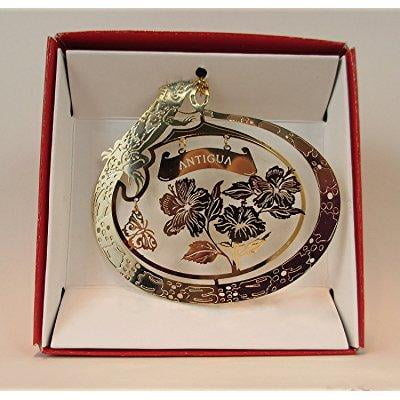 antigua christmas ornament caribbean island west indies travel gift