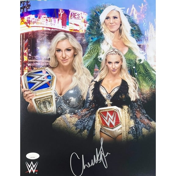 Charlotte Flair Signed Autographed 11x14 Photo JSA Authenticated #1
