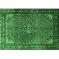 thumbnail image 1 of Ahgly Company Indoor Rectangle Persian Emerald Green Traditional Area Rugs, 6' x 9', 1 of 4