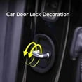 thumbnail image 4 of For Tesla Model 3/Y/X/S Car Door Lock Buckle Protective Stickers Anti-Collision Shock Absorbing Pad, 4 of 7