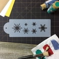 thumbnail image 3 of Designer Stencils Snowflake Cake Stencil, Beige/Semi-Transparent, 3 of 4