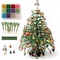 thumbnail image 2 of Aoznliie DIY Christmas Tree Kit, Beaded Tabletop Xmas Tree with Sparkling Crystal Beads & Lights, Handmade Craft Decor for Shelf Desk Centerpiece, 2 of 7