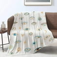 thumbnail image 2 of Yibo Fall Pumpkin Maple Leaves Blanket Flannel Soft and Comfortable Anti-static Bed Sofa Blanket, 2 of 8