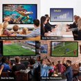 thumbnail image 6 of PYLE PRJTPFL122 - Fixed Wall Mount Projector Screen - Universal Home/Office Projector Viewing Display (120’’ -inch), 6 of 8