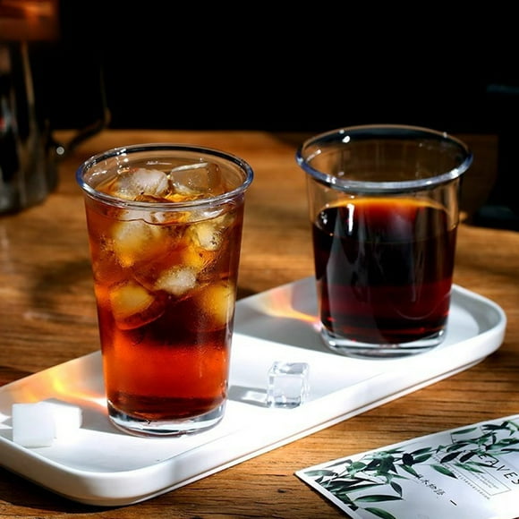 Sentmoon Coffee Cups Clear Cups Transparent Glass Coffee Glass Home Milk Cup Breakfast Cup Milk Tea Cup High Value Water Cup